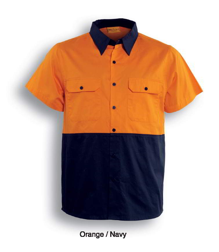 SS1012 Short sleeve safety work shirt